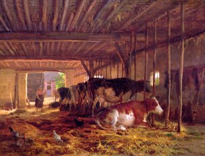 牛小屋、19世紀